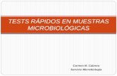 Tests Rápidos en Muestras Microbiológicas