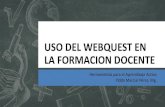 Uso Del Webquest en La Formacion Docente