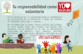 Tu Responsabilidad Como Voluntario