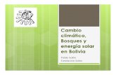 Cambio Climático y Energía Solar en Bolivia