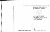 ALTAMIRANO, Carlos & SARLO, Beatriz - Conceptos de Sociologia Literaria