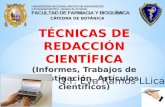 Técnicas de Redacción Científica Eva Ramos 2015