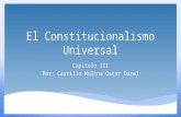 El Constitucionalismo Universal