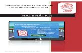 Semana 14 de Matematica Unidad II Cónicas Versión PDF