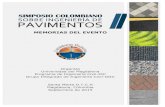 XX Simposio Colombiano Sobre Ingeniería de Pavimentos - Memorias