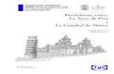 Paralelismo Torre Pisa y Catedral de México.