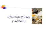 Materias Primas y Aditivos.