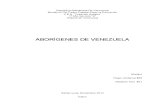 Aborigenes de Venezuela