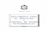 Plan_11857_reglamento Para El Registro y Control de Bienes_2009