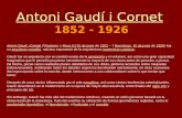 Antoni Gauí i Cornet -En Inglés