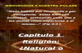 Clase de Religión Natural o Sobrenatural
