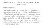 Metrados y Costos en Instalaciones Eléctricas