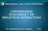 Contabilidad Ecologica y de Industrias Extractivas