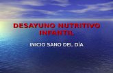 DESAYUNO NUTRITIVO INFANTIL