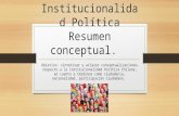 Institucionalidad Política Resumen Conceptual