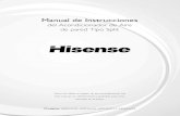Manual Hisense Aire His23 30 45 55 Cj 2