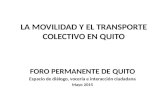 Movilidad y Transporte en Quito