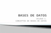 Bases de Datos -Unidad 1