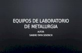 Equipos de Laboratorio de Metalurgia