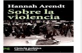 Hannah Arendt- Diferencia Entre Poder y Violencia