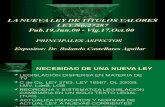 02 LEY TITULOS VALORES - Rolando Castellares Aguilar
