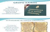 Principales declaraciones, derechos y garantías en la Constitución Argentina.