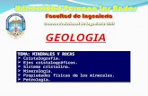 Geologia - Clase IV - Minerales y Rocas