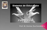Metodologia para la educacion de niños con discapacidad auditiva