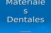 Historia de Los Materiales Dentales