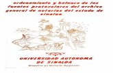Beato, Guillermo et. al. - Ordenamiento y Balance de las fuentes protocolares del Archivo General de Notarías del Estado de Sinaloa - 1985.pdf