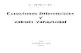 (1969) Elsgoltz L. Ecuaciones Diferenciales y Calculo Variacional, MIR