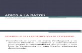 Presentacion de Adios a La Razon