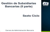 Ppt Gestión Subsidiarias Bancaria Parte II CAB 2014-2