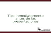 Tips Para Presentaciones Orales