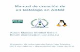 Manual de Creación de Un Catálogo en ABCD