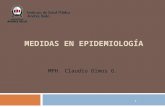 07. Medidas en Epidemiologia