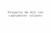 Proyecto de ACS Con Captadores Solares