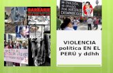 Violencia en El Perú