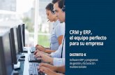 CRM y ERP, el equipo perfecto para su empresa