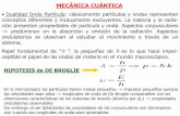 M. Cuantica 5 - Ppio de Ncertidumbre y Ec. Schroedinger