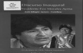 Discurso Inaugural Presidente Evo Morales Ayma