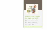 Intoxicaciones en Pediatria