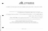 Criterios Especificos Para La Organizacion,Conservacion y Custodia de Los Archivos de PEP (v-2008)