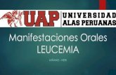 Medicina Estomatologica III- Leucemia Aguda y Cronica Manifestaciones Orales