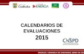 Calendario de Evaluaciones INEE-2