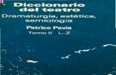 Diccionario del Teatro. Dramaturgia, estética, semiología II - Patrice Pavis