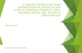 Caracterizacion Hidrogeologica de Las Formaciones Del Municipio De