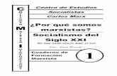CFM #1 Por Qué Somos Marxistas, Socialismo Del Siglo XXI (a. Woods)