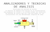 Analizadores y Tecnicas de Analisis