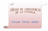 Codigo de Convivencia Esc. Cesar Tapia
